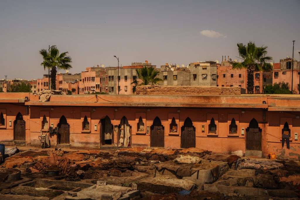 Tannery in Marrakech. Is Morocco Safe?