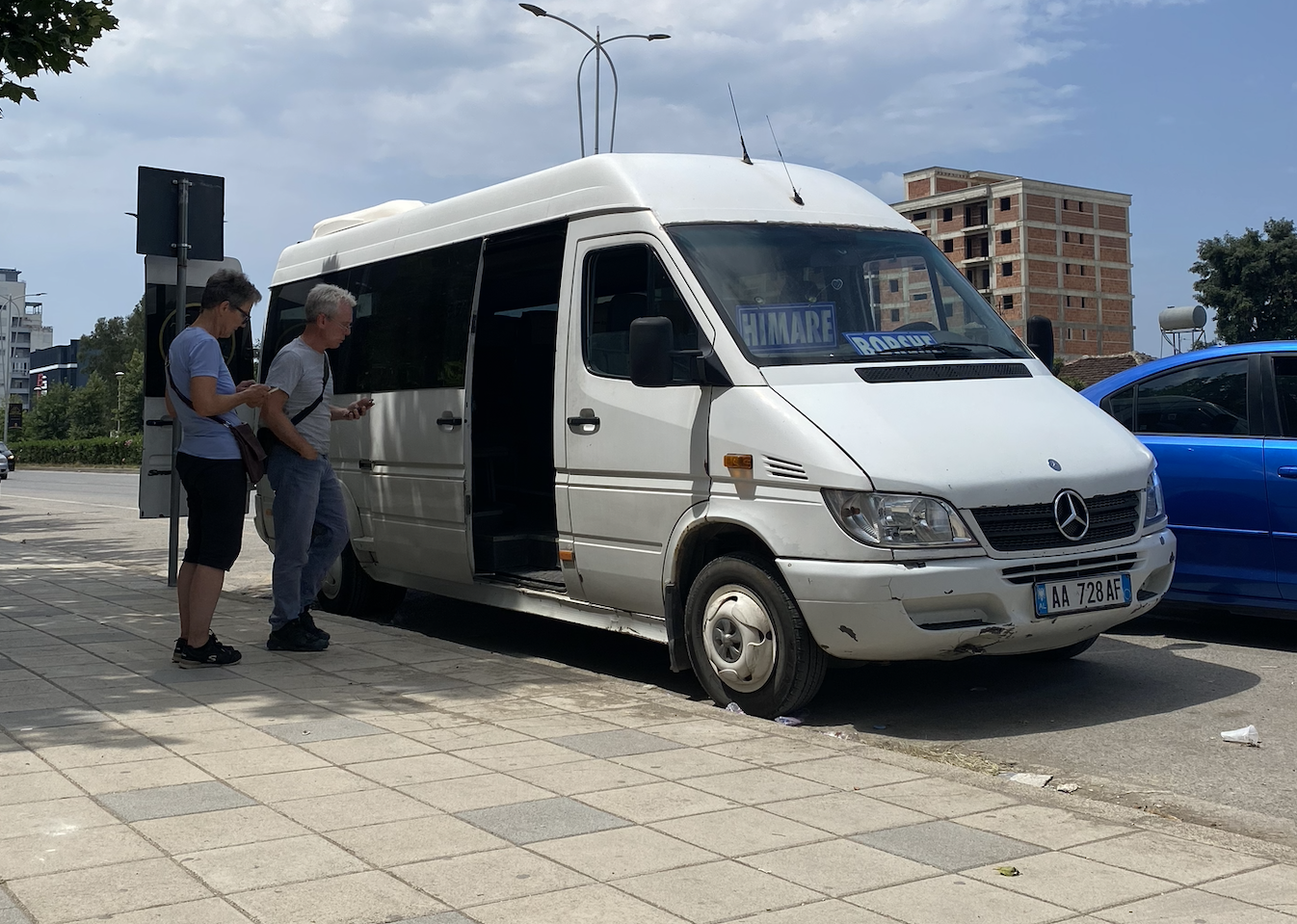 how to get around Albania, furgons