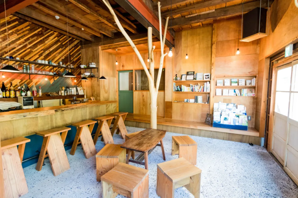 Common room in a hostel