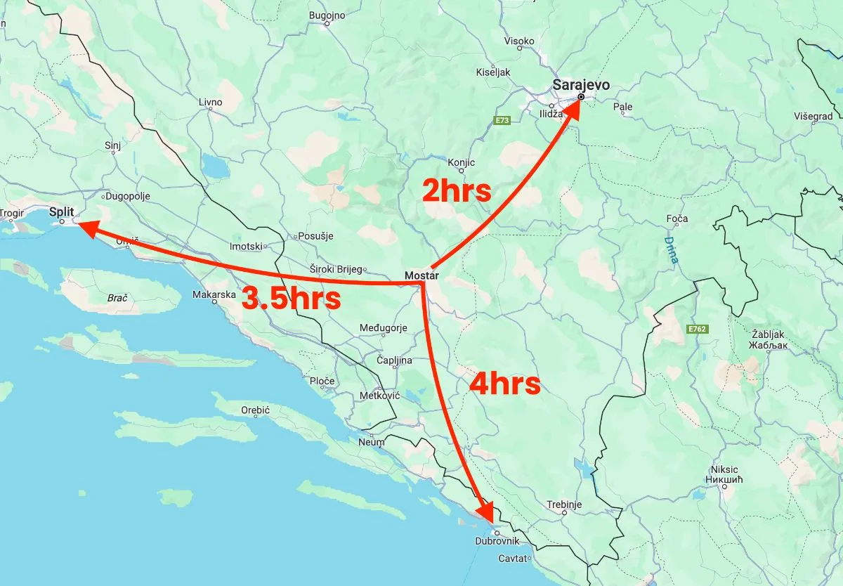 Where to go after Mostar