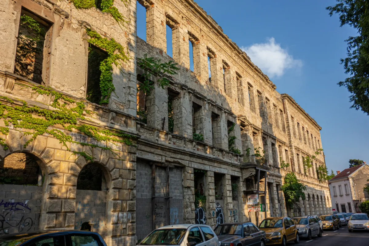 war remnants in mostar