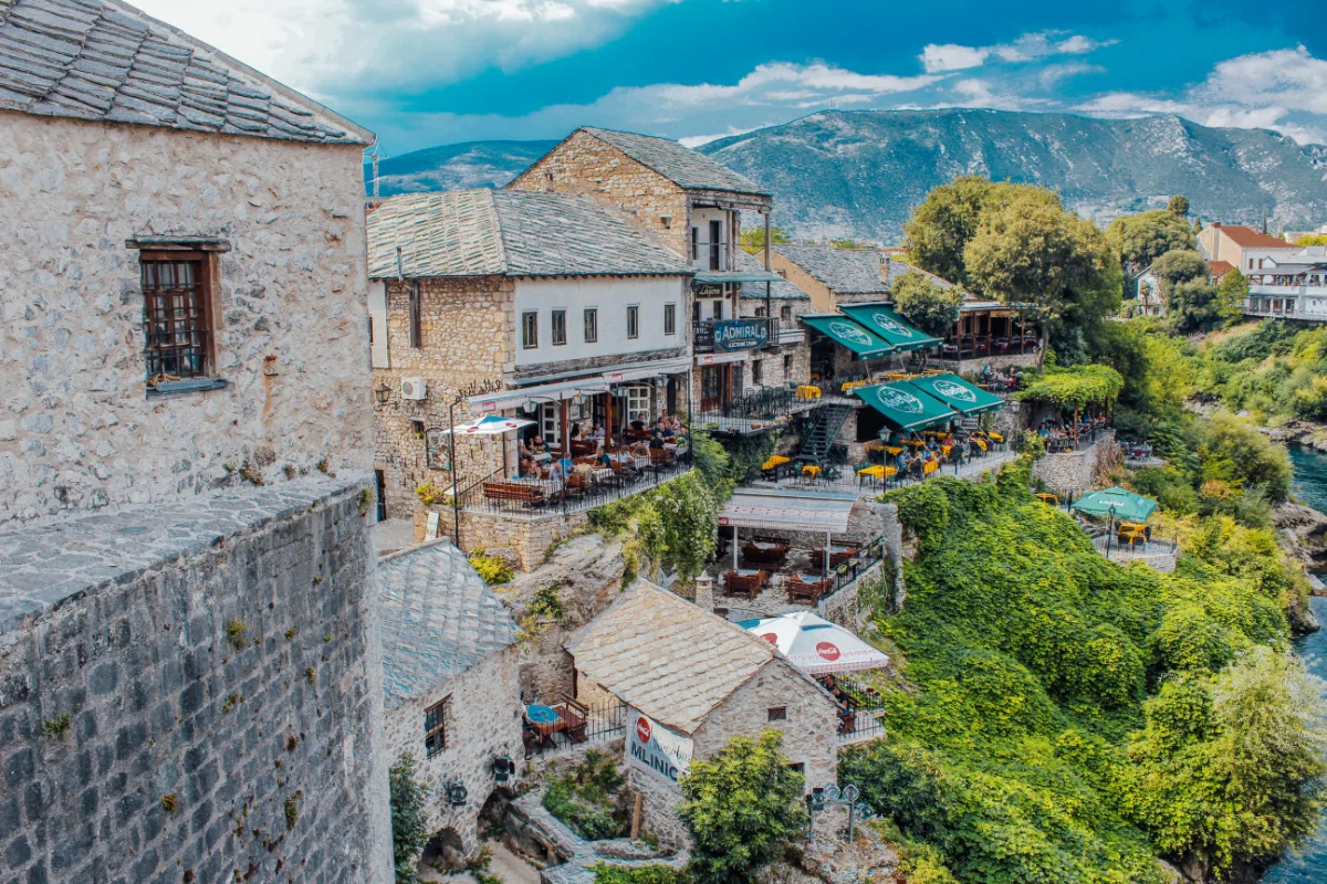 Backpacking mostar old town